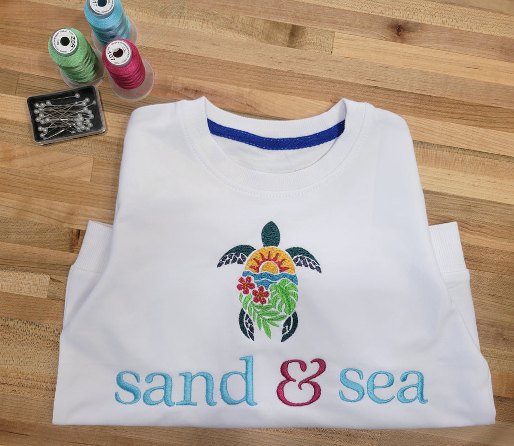 Turtle, Sand and Sea - Crew Neck