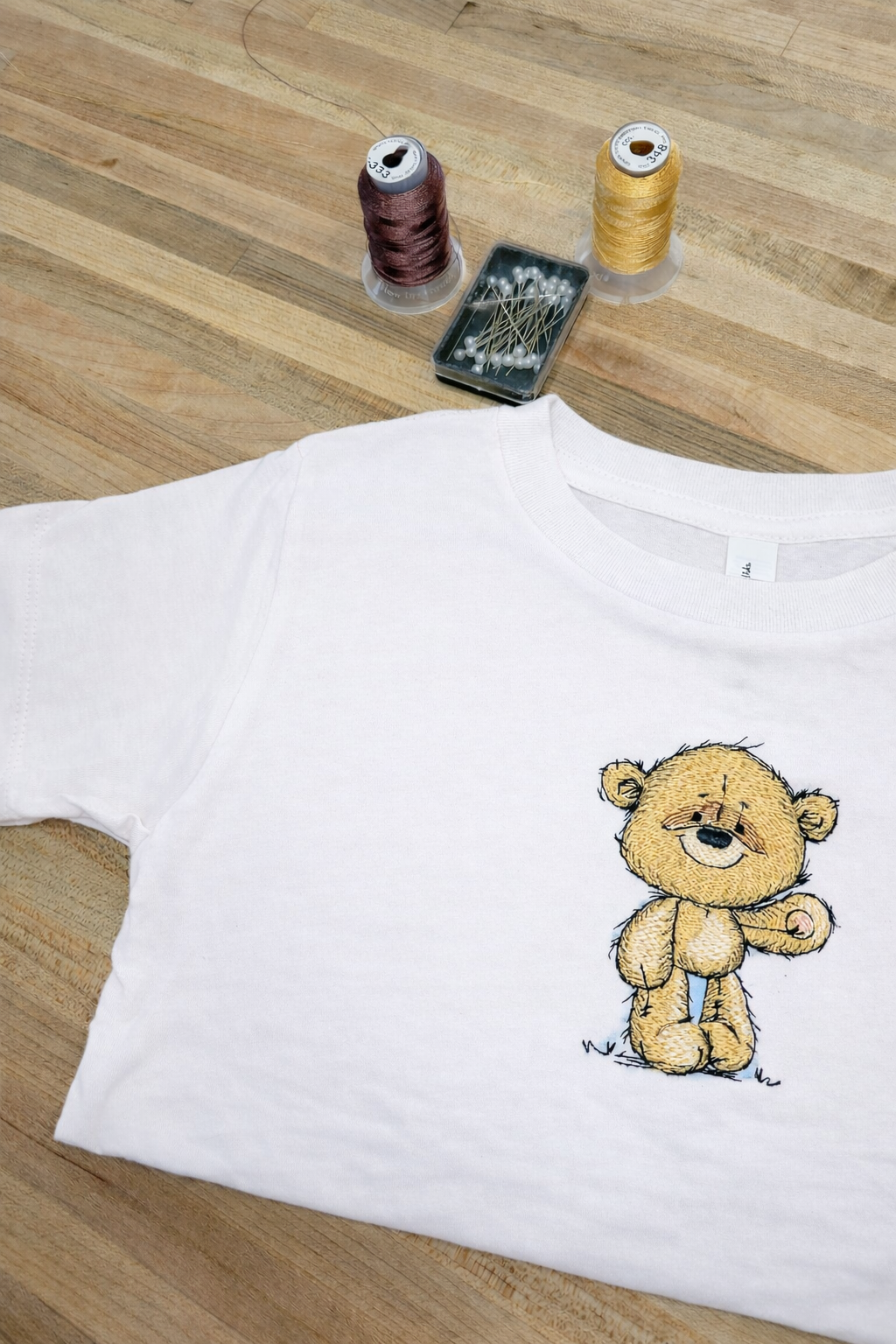 The Little Bear Toddlers T-shirt - Customizable text