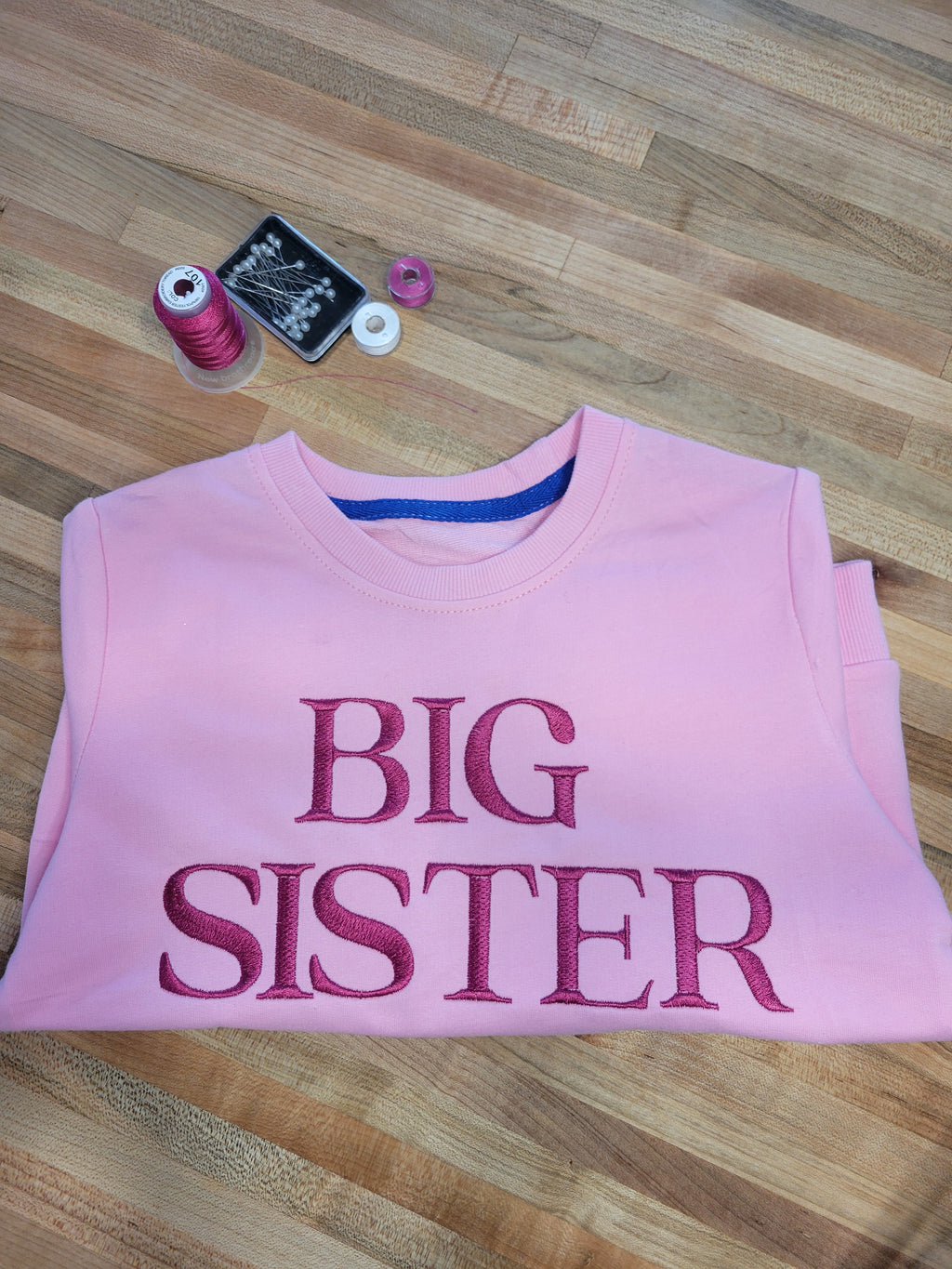 Toddler Big Sister crew neck - Customizable text