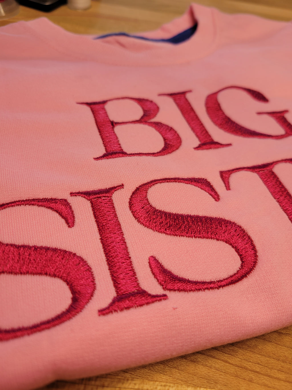 Toddler Big Sister crew neck - Customizable text